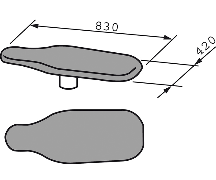 Veit Jacket lining buck (convex) Ø 120 mm
