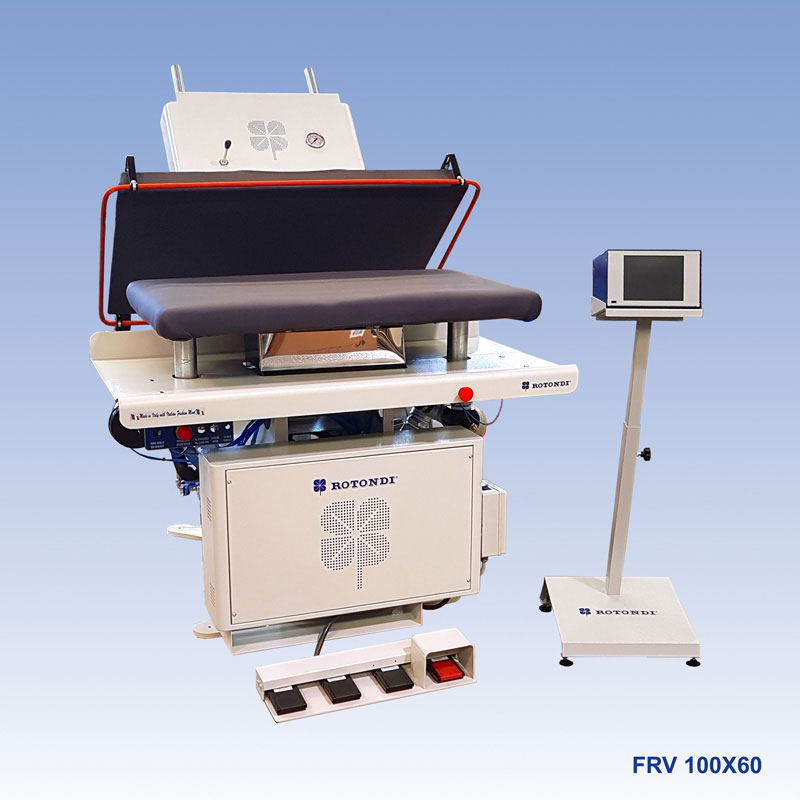 Rotondi FRV 100x60/ASP Гладильный пресс с системой full back для теста на стабильность ткани (проверка усадки)